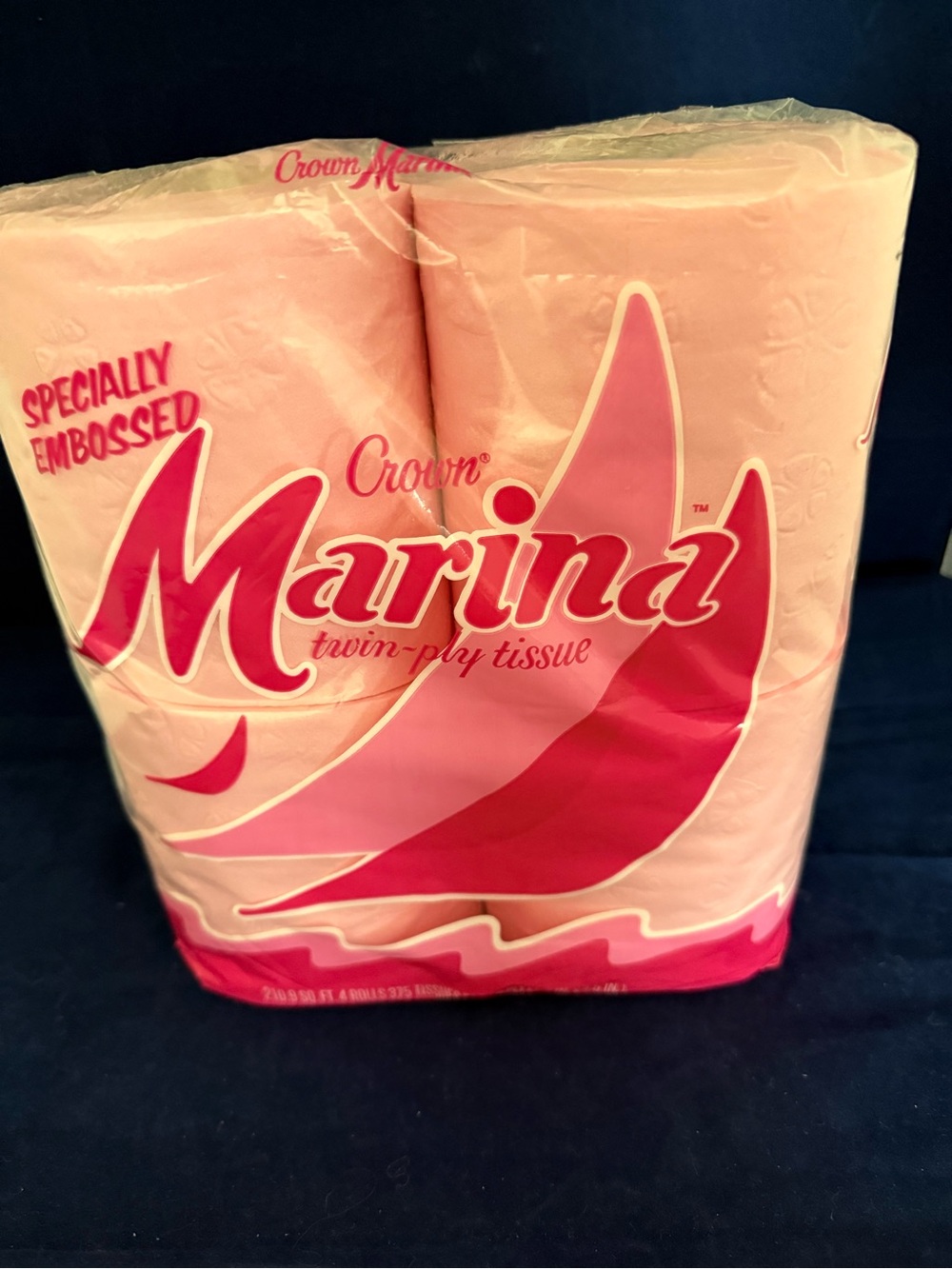 1970’s  Vintage Pink Toilet Paper